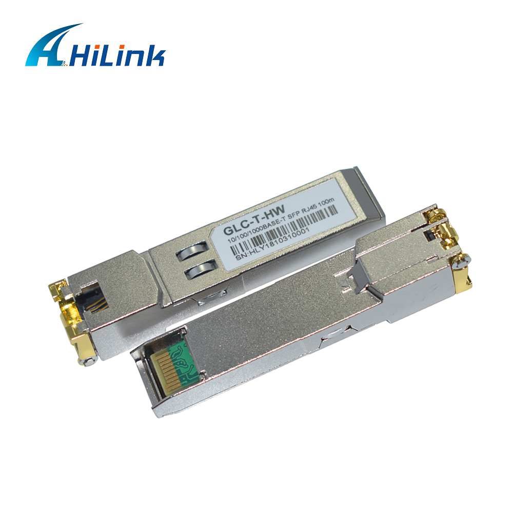 Модуль приемопередатчика GLC-T 10/100/1000BASE-T 3.3V RJ-45 SFP