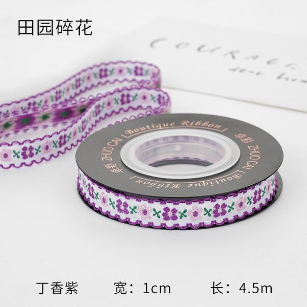 OEM ODM Цветочная Джакардная лента 10mm-25mm Цветочная Джакардная лента