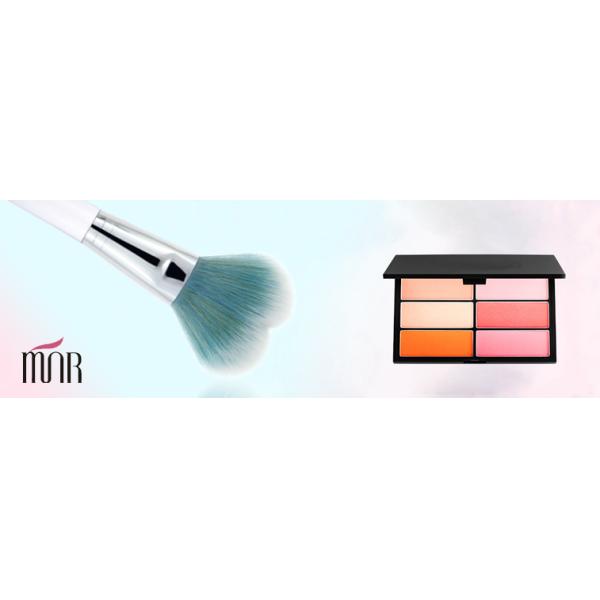 Custom Blending Contour Blush Brush For Face Makeup , Nylon Hair