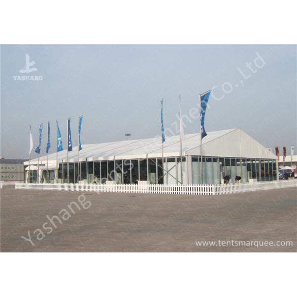 Transparent Glass Wall Outdoor Aluminum Profile Car Exhibition Tent against Ultraviolet