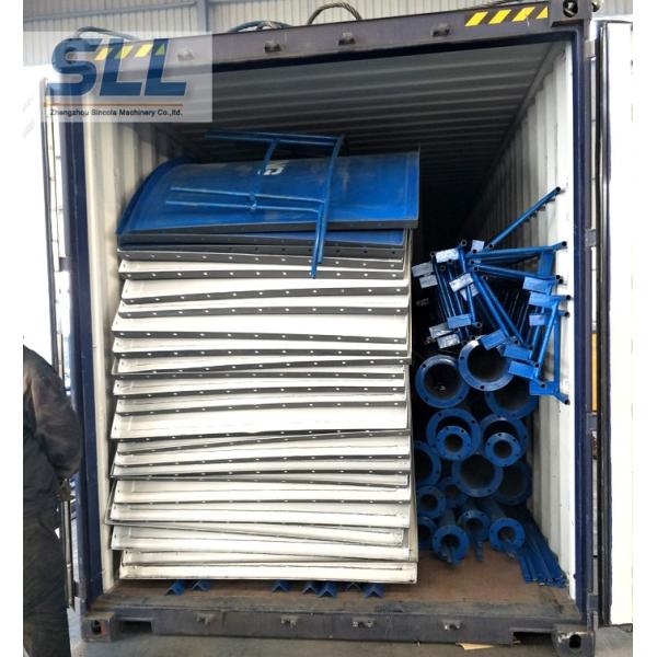 Gravity Feed Cement Storage Tank Starter Panel For Lime Powder , Coal Ash