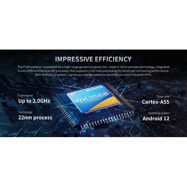 Промышленный сенсорный панель 10 PCAP ONERugged P10R Стенная установка Компьютер 4G LTE