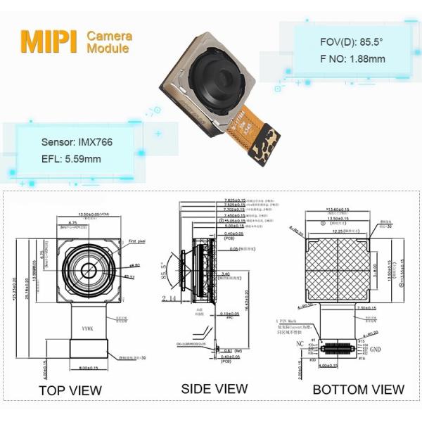 50 Мп Sony IMX766 CMOS сенсор изображения Модуль камеры распознавание лиц