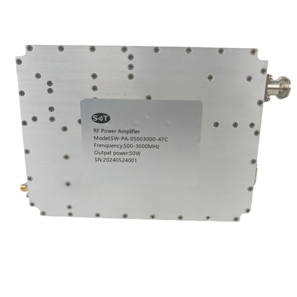Amplificateur de puissance RF de conception robuste de 500 à 3000 MHz pour diverses applications à haute fréquence et à haute puissance