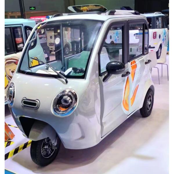 48V Voltage and 10-15° Grade Ability Hot Mini Electric Tricycle for Elderly Passenger
