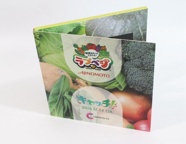 Large Screen Printing Paper Video Talking Card With Speaker 1000 - 10000m Ah Battery