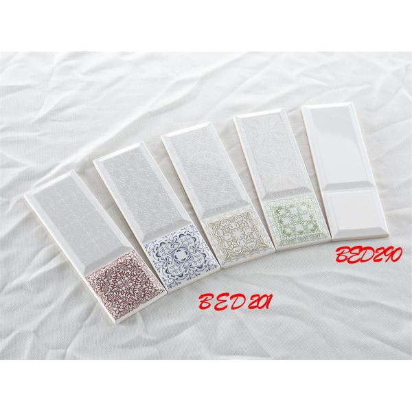 10x30cm White Vintage Porcelain Wall Tiles for Indoor Backsplash