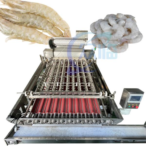 3 kW Durable machine à éplucher les crevettes flexible 380V pour le nettoyage