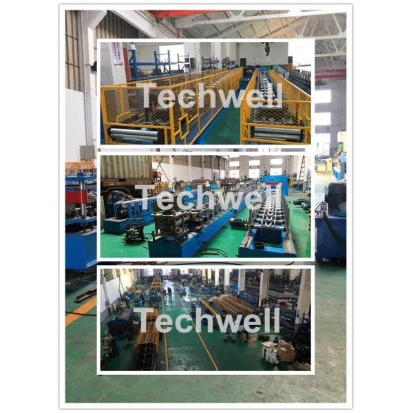 Customized C Purlin Forming Machine Cold Roll 520mm 15m/Min