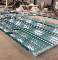 Tejas de lámina de iluminación natural FRP antienvejecimiento, resistentes a la intemperie y con alta transmitancia de luz