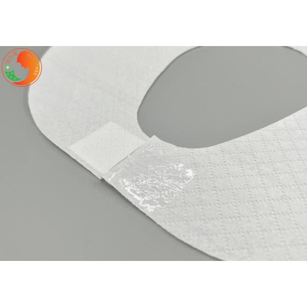 Biodegradable Disposable Baby Feeding Bibs Soft Tissue With Position Sticker OEM Cartoon