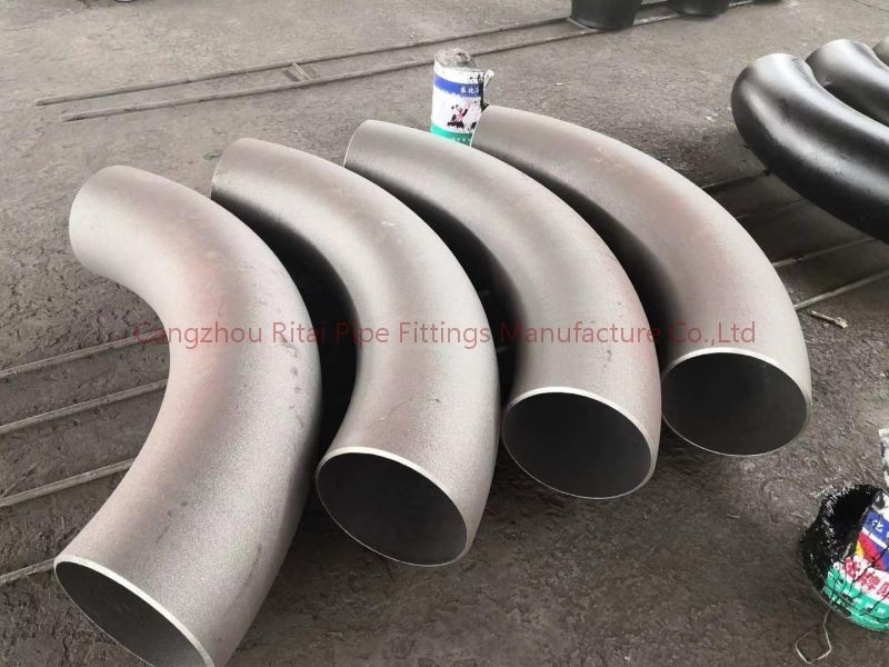 Штуцеры трубки 2D 5D ASME B16.28 стальные 6D 8D 9D 10D 4 дюйма загиб 90 градусов