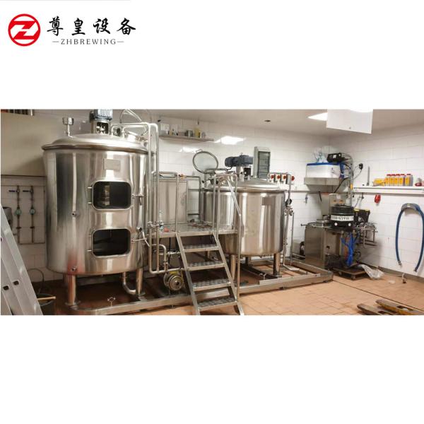 800L Stainless Steel Micro Beer Brewing Equipment , Micro Brewing Systems