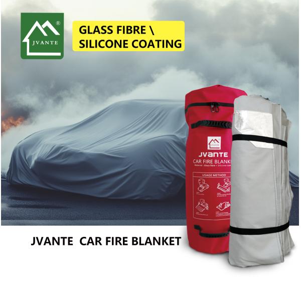 600g/M² Gray Car Flame Retardant Blanket, Multi-Functional Flame Retardant6*8m