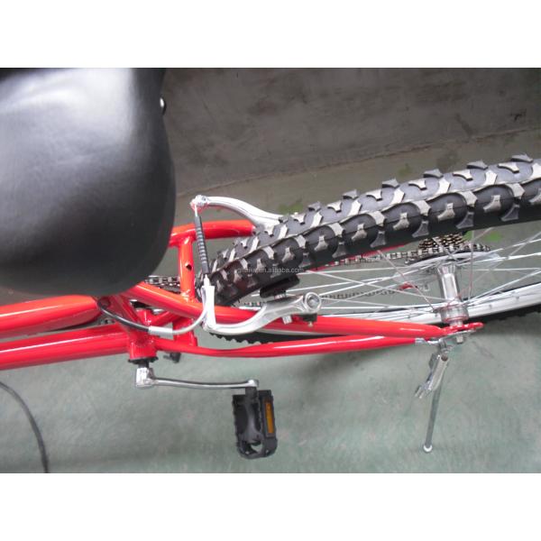 24inch Shimano 7 speeds OEM CE Steel tandem two people Bicycle with Fork Suspension