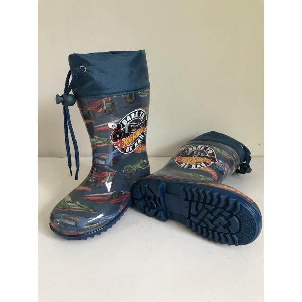 Waterproof Unisex Pink 24-29 Anti Slip Stylish PVC Rain Boots TIANO