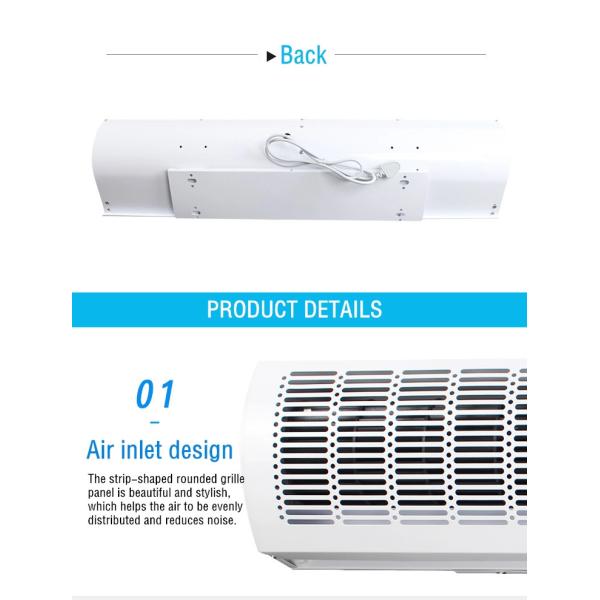 Естественный занавес воздуха 0.9m двери ветра 1m 1.2m 1.5m 1.8m