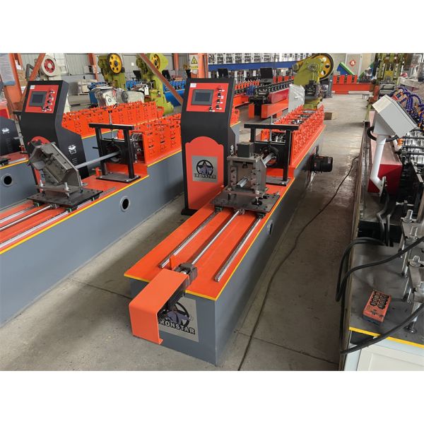 “Drywall Framing Omega Furring Roll Forming Machine PLC Control Hydraulic Cutting Omega Furring Channel Forming Equipment”