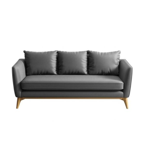 Various Legs Living Room Fabric Sofas with Wooden Frame and Various Upholstery