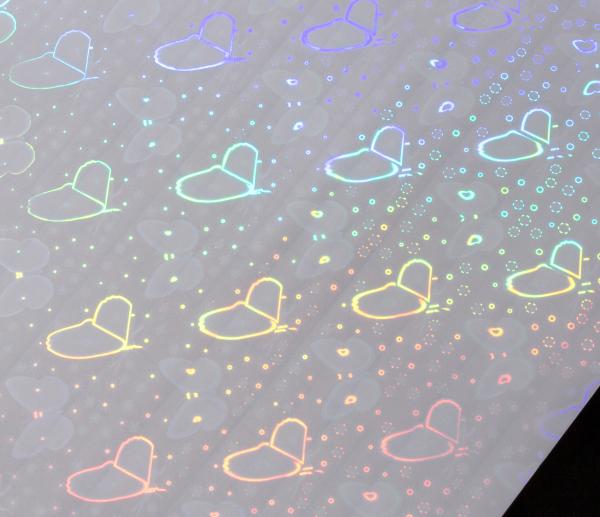 A4 Self Adhesive Transparent Holographic PP PVC Cold Lamination Film