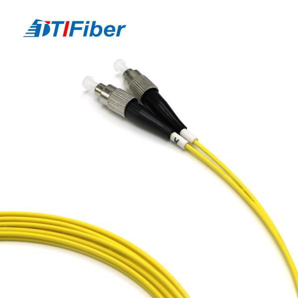Single Mode Duplex FC-LC SM DX Fiber Optic Patch Cord PVC Jacket