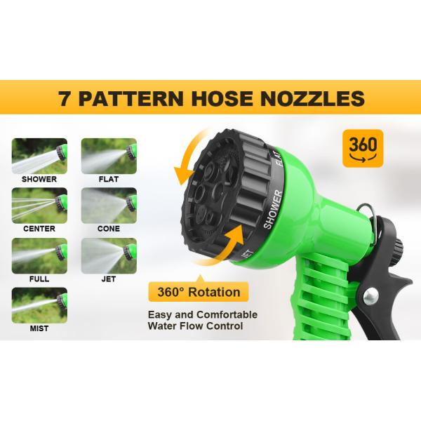 Garden Hose Reel Type Water Hose 25-250FT Expandable Magic Watering with High Pressure