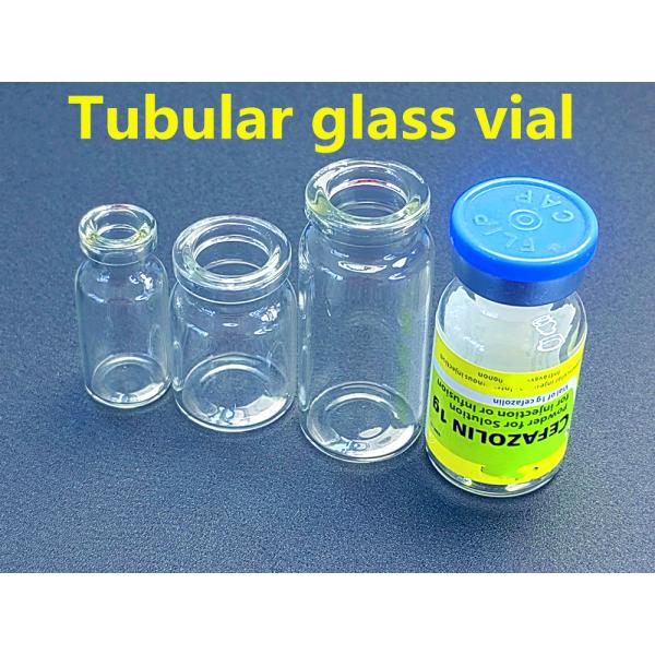 10ml 20ml Amber clear Empty Crimp neck borosilicate tubular Glass Vial for Pharmaceutical Liquid Powder