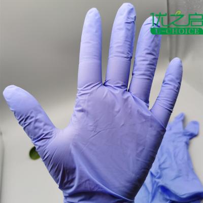 Latex Free Disposable Medical Gloves Alkalis Proof Custom Color For Hospital