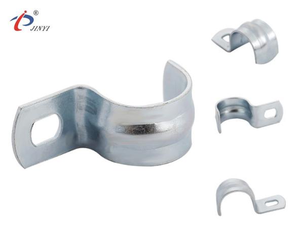 Silve 3/8 inch Single Hole F Type Adjustable Pipe Clamps