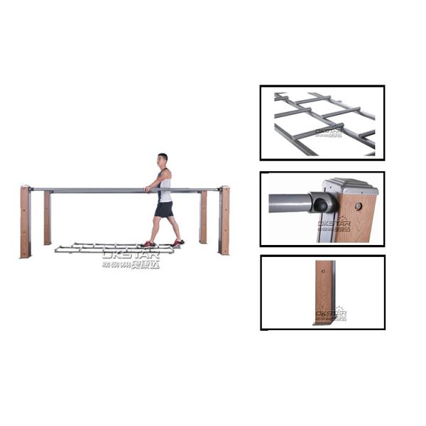 wood Lower limb walking training apparatus for old people outdoor fitness