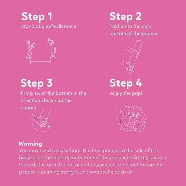 Add a Surprise Element to Your Year Party with Gender Reveal Confetti Powder Cannon