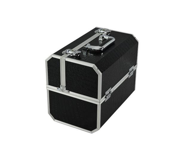 3 in 1 Aluminum Cosmetic Cases, Aluminum PU Cosmetic Carrying Case