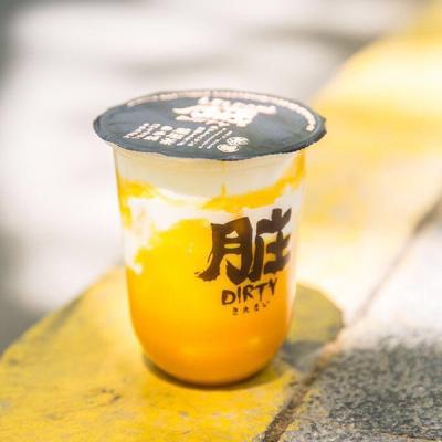 500ml disposable pp disposable cups with dome lids for cold drinks