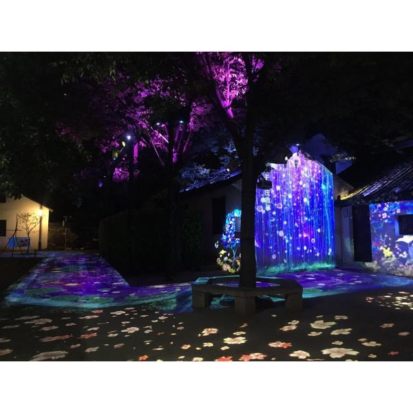 200W Proyector Gobo de alta potencia impermeable con onda de luz con efecto de bandera flotante