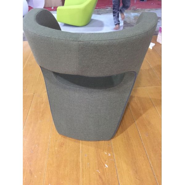 Creative Irregular Modern Leisure Lounge Chair Sofa Bed for Apartment Bedroom Living Room-Steel Frame Eco-Friendly