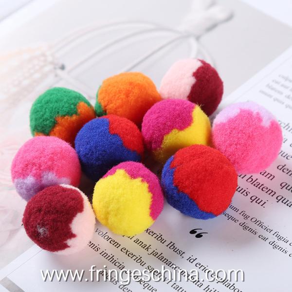 Wholesale Colorful DIY Multicolored Pom Pom Ball For Costume Christmas Decoration
