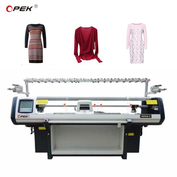 CE ISO Certified 2 System Computerized Sweater Knitting Machine for Knitwear Mill