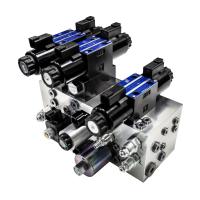 Aluminum 6061 7075 Hydraulic Manifold Integrated Hydraulic Valve Solenoid Valve