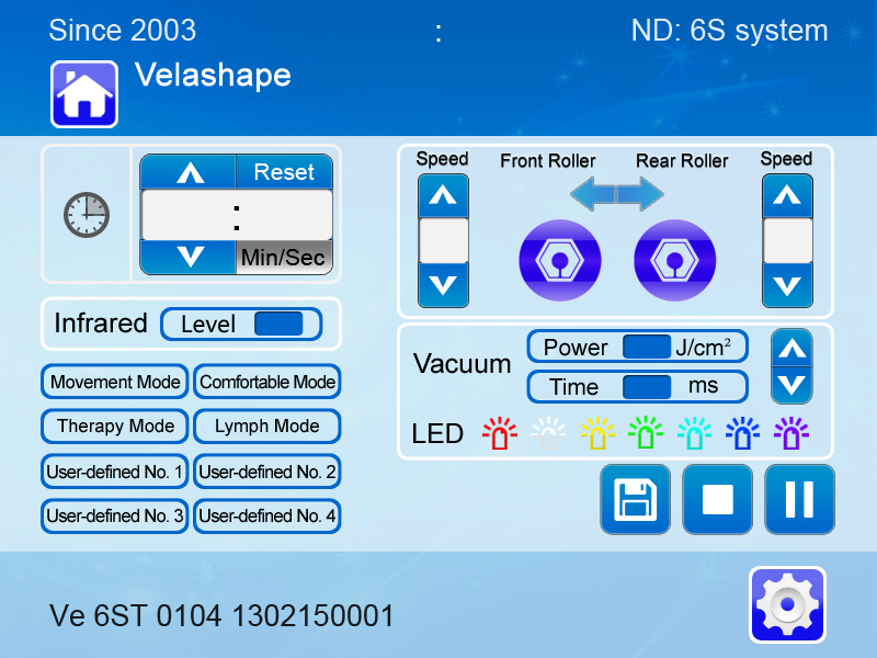 Anti Cellulite Body Slimming Machine 50Hz AC 110V Body Shaping