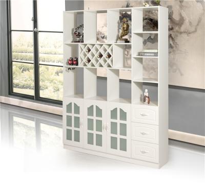 White Color Room Divider Cupboard Multipurpose With Spacious Practical Space