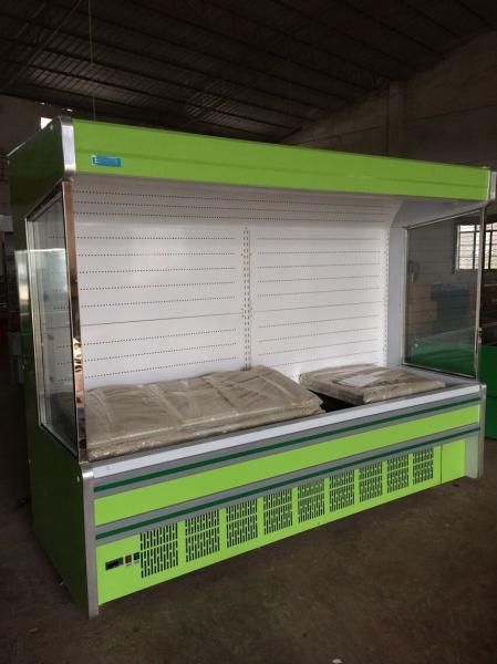 8ft Supermarket Open Freezer Air Curtain Plug in Open Chiller For Vegetable