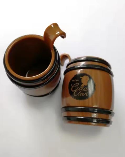 Custom 50ml / 25ml Barrel Shot Glass Whiskey Tasting Cup Ideal for Bar Party Promotions