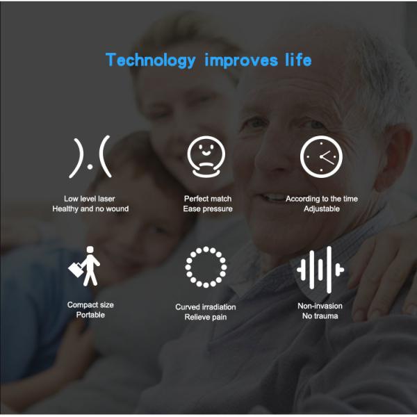 CE Suyzeko Medical Laser Watch 650nm 450nm Red Acupoints For Hypertension