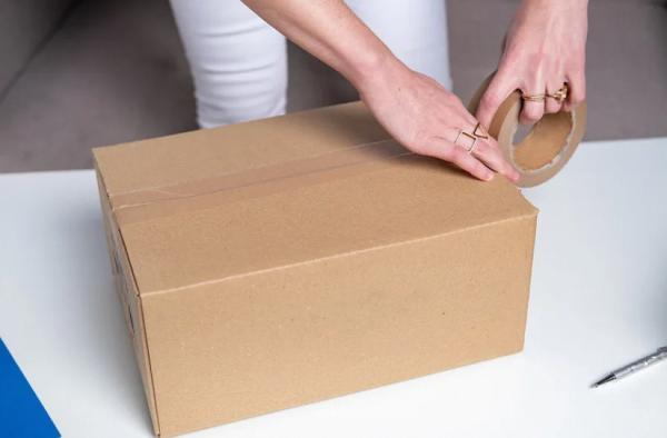 Eco-Friendly Kraft Paper Tape, Biodegradable Kraft Paper Tape, Recyclable Writable Packing Tape, Non-Coated Surface For Masking, Sealing