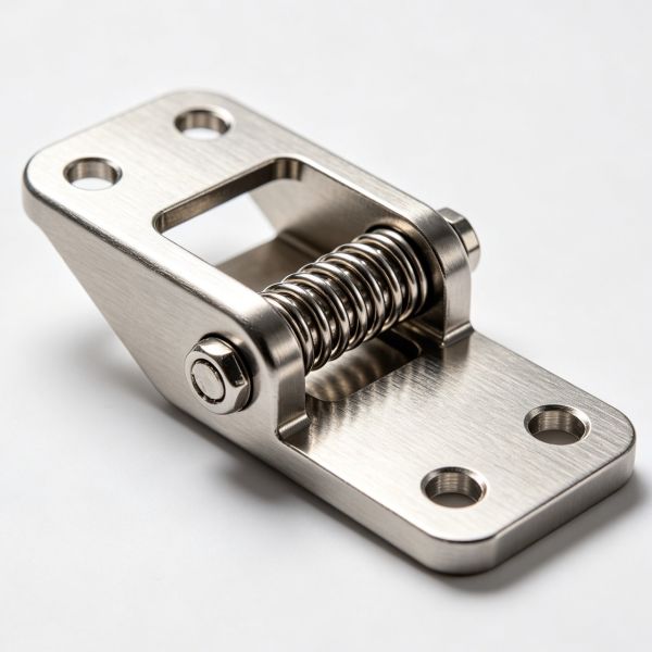 CNC Machined 304 Stainless Steel Battery Clamp with Precision Spring Force Control and ASTM A967 Passivation for Energy Storage Systems