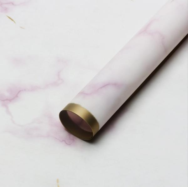 Phnom Penh Marble Flower Wrapping Paper Waterproof Floral Art Bouquets with 58*58cm Han Su Paper