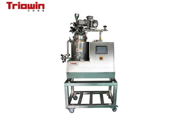 High Efficiency Pharmaceutical Pilot Plant Vacuum Mixing Tank 2-6 Liter Capacity