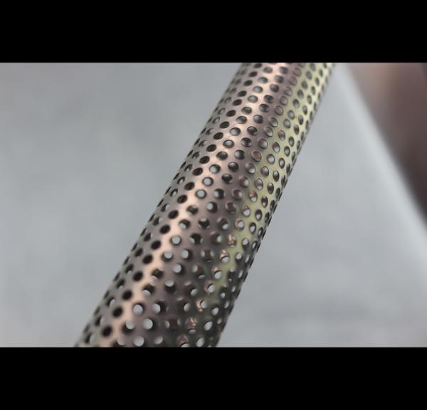 Length 10mm-6000mm Perforated Exhaust Tubing Textile Roll With Wire Mesh Cover