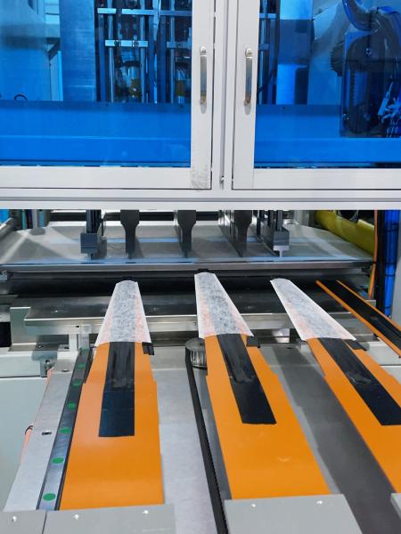 15KW 4-8 Peças/Min Máquina de Fabricação de Sacos de Filtro Trapezoidal Primário Ultrassônico.