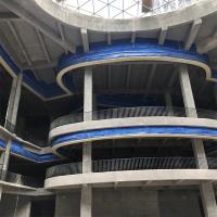 Fabrication moulée Rideau de feu monté sur une paroi Installation de classe A